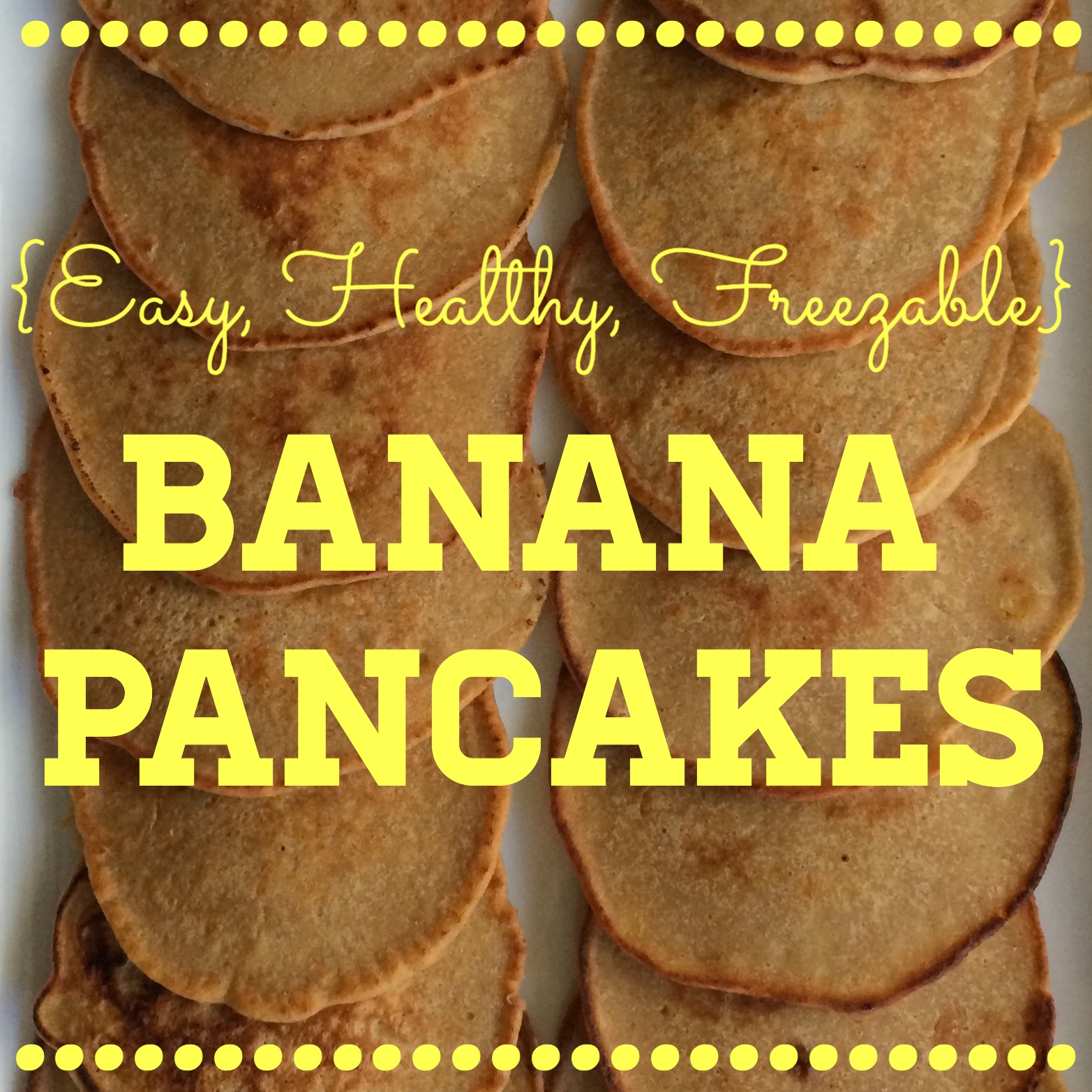Easy, Pancakes make Healthy, how pancakes to with  flour Banana regular Freezable}
